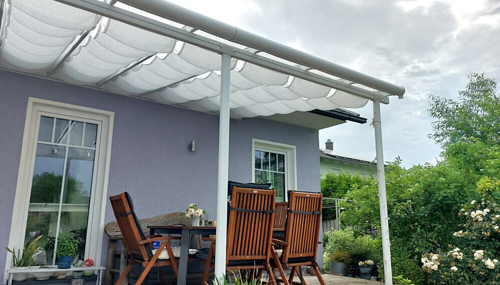 Daszek aluminiowy ogrodowy