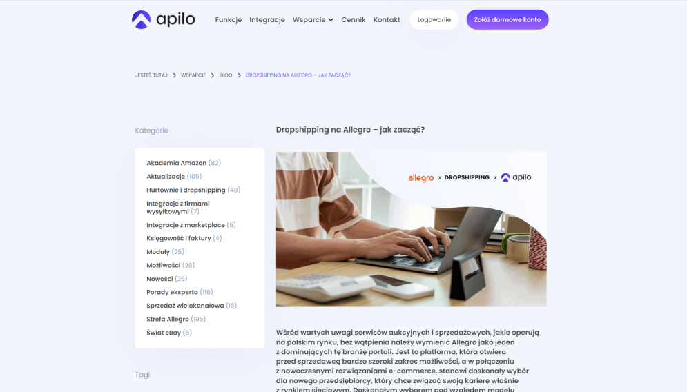 Dropshipping na allegro jak zaczac