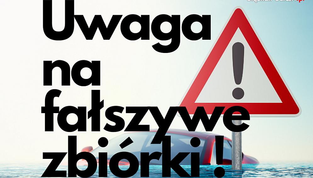 Falszywe zbiorki dla powodzian