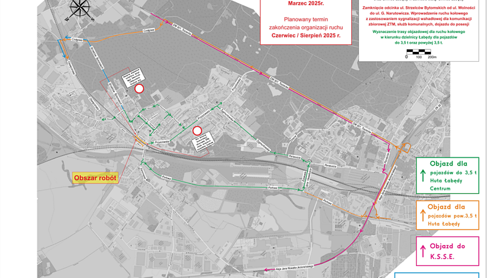 Gliwice labedy zmiany