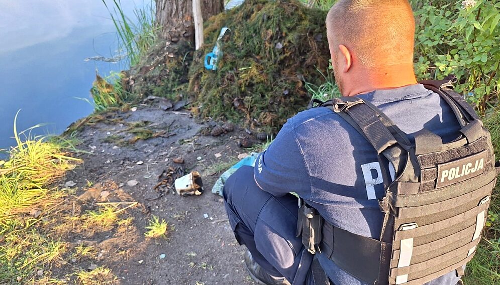 Granaty w stawie w bytomiu