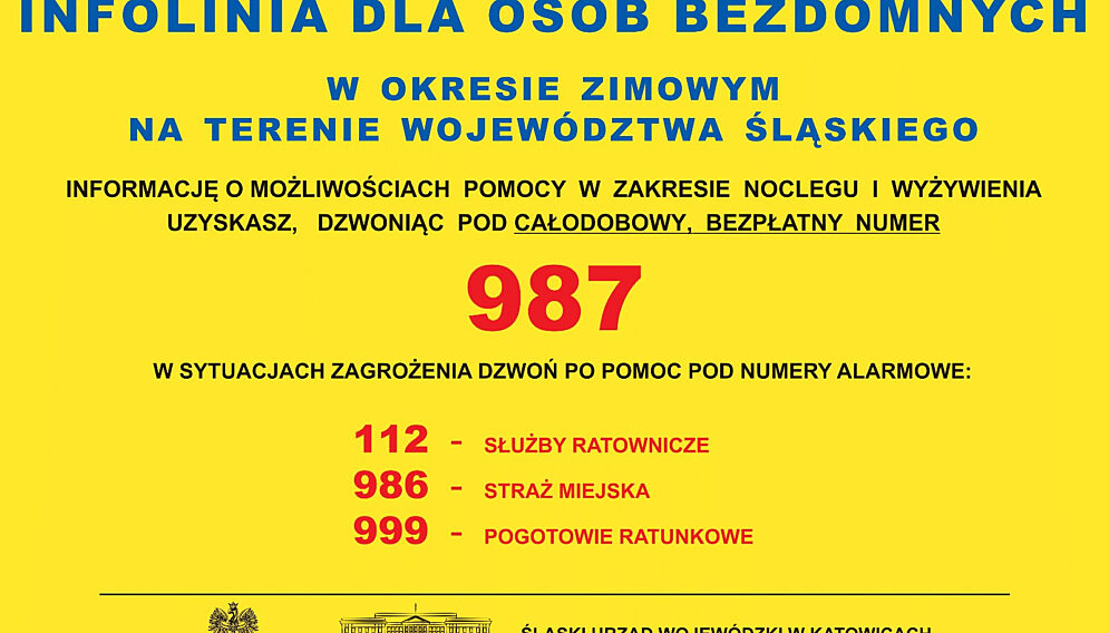 Infolinia osoby bezdomen