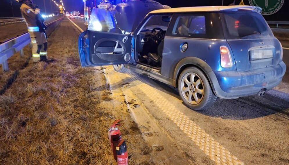 Itd psp mysłowice pożar auta a4 768x577