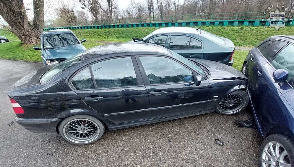 Kolizja bmw w raciborzu