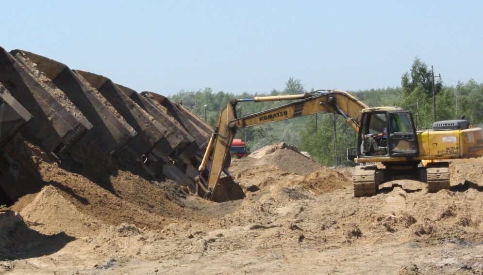 Kopalnia piaskowa CTL foto archiwalne