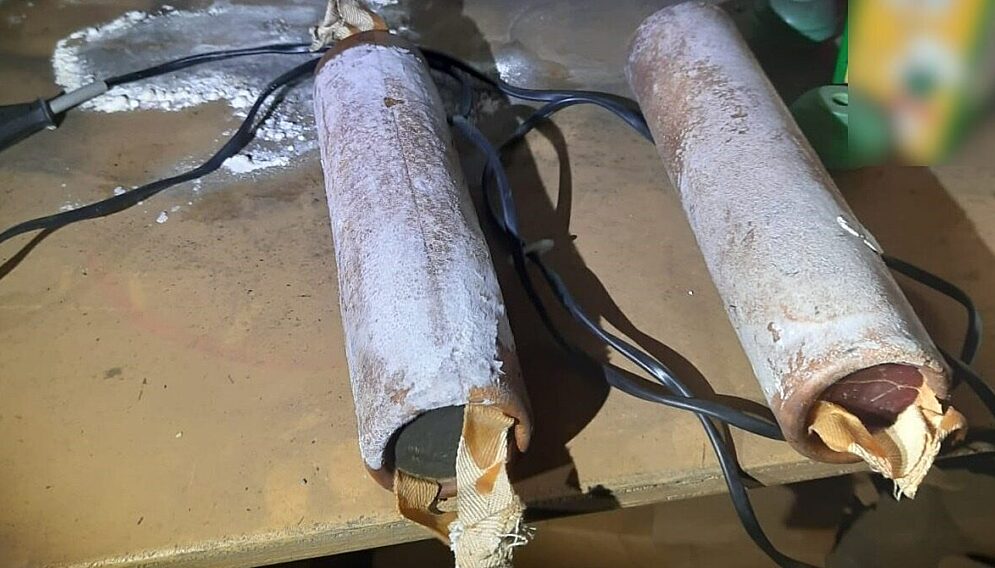 Ladunki wybuchowe w piwnicy