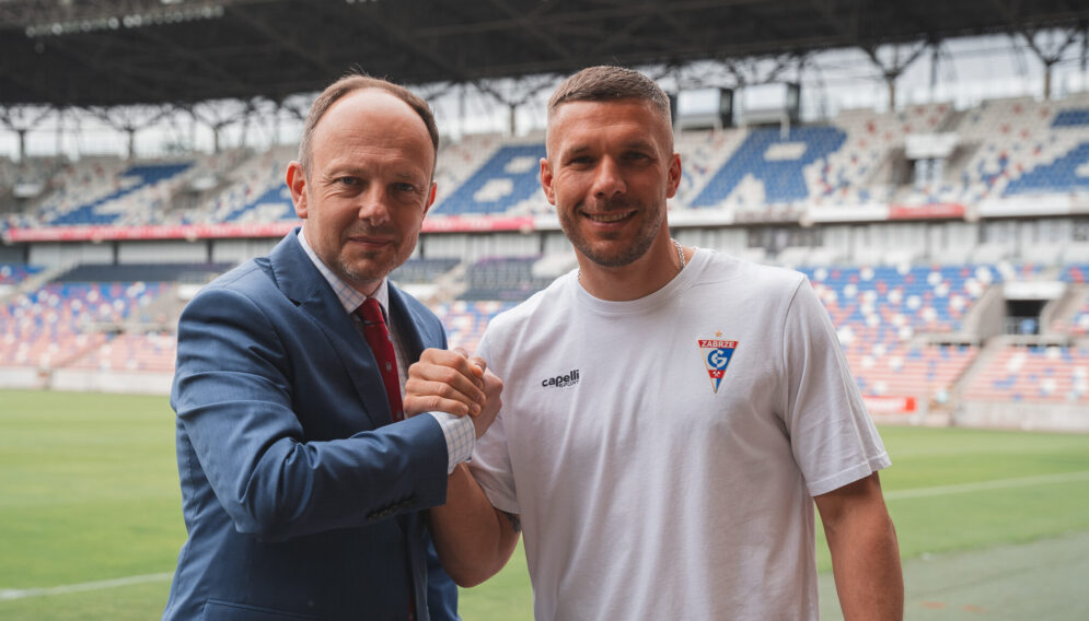 Lukas podolski ambasadorem gornika