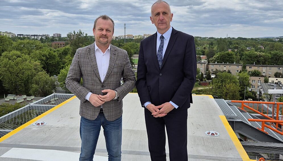 Lądowisko w sosnwieckim szpitalu