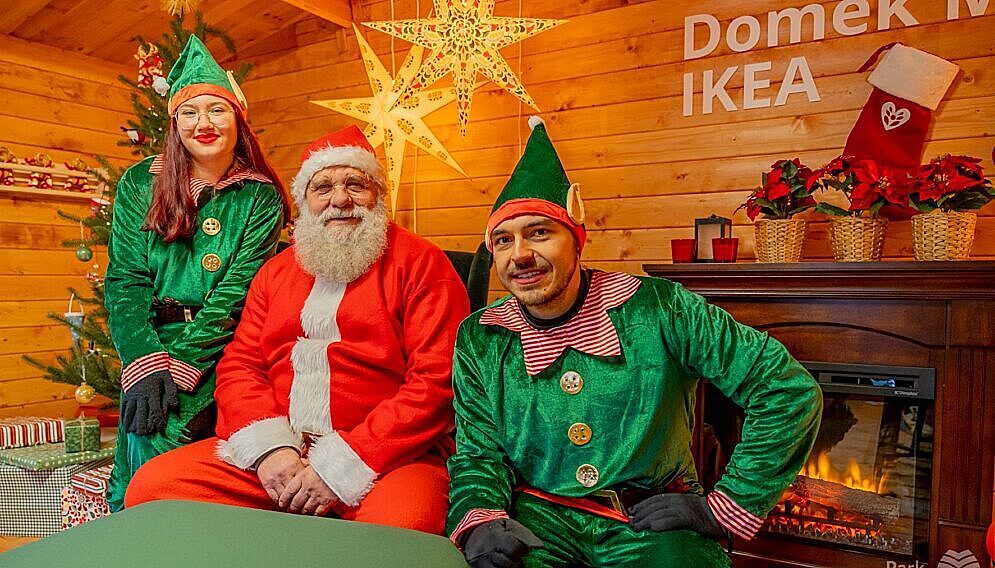 Mikolaj w parku slaskim