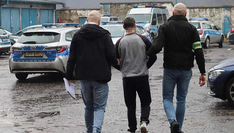 Napad na sklep w bytomiu