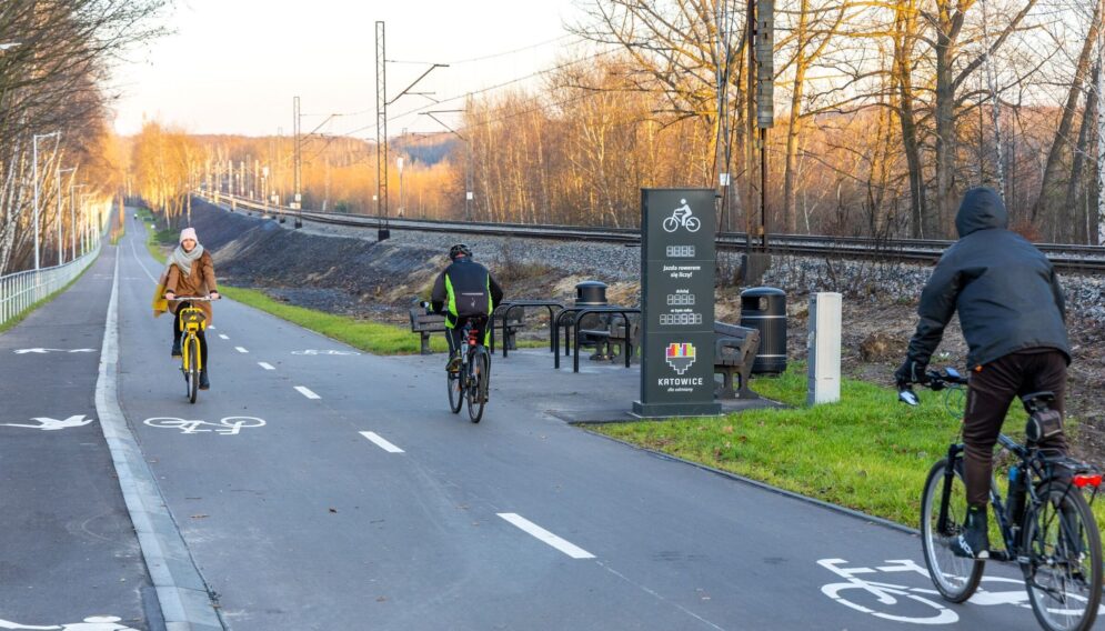 Nowe drogi rowerowe w katowicach