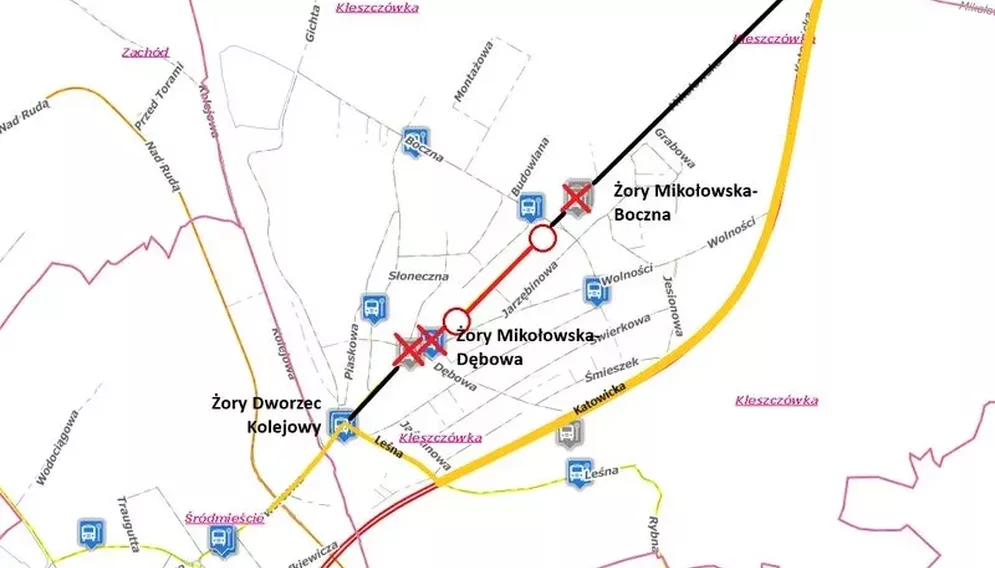 Objazd Mikolowska żory