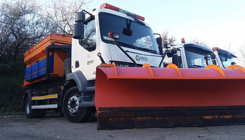 Odsniezanie drog w tychach