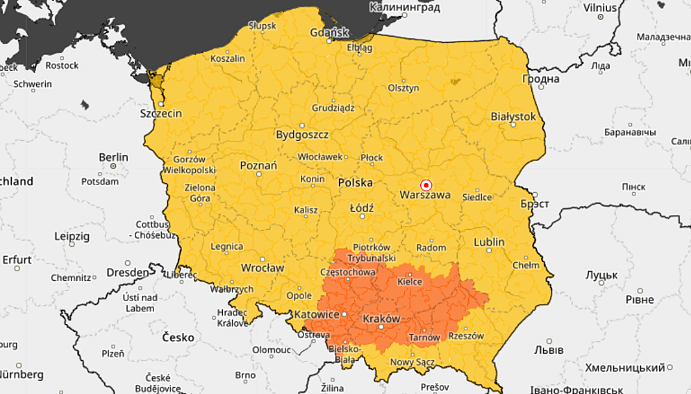 Ostrzezenie imgw slask