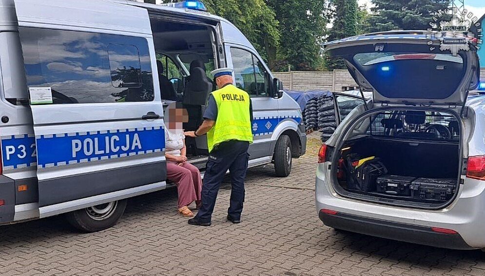 Pijana wjechała w radiowóz