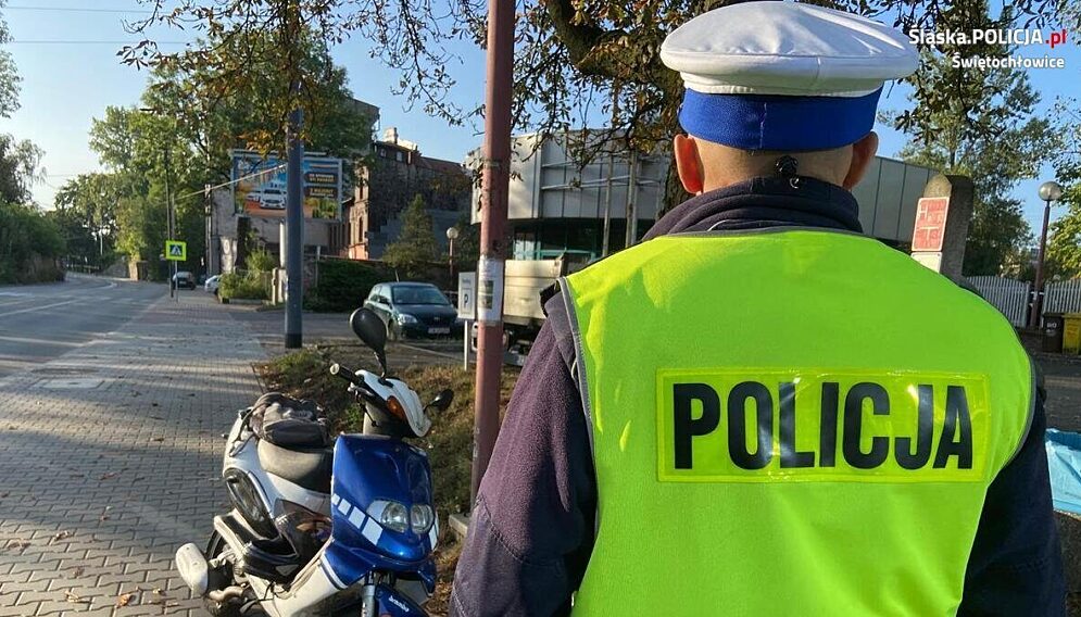 Pijani na motorowerze