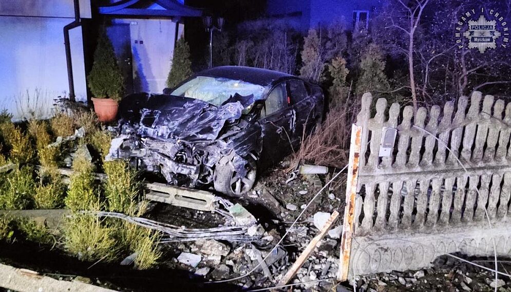 Pijany kierowca zarki