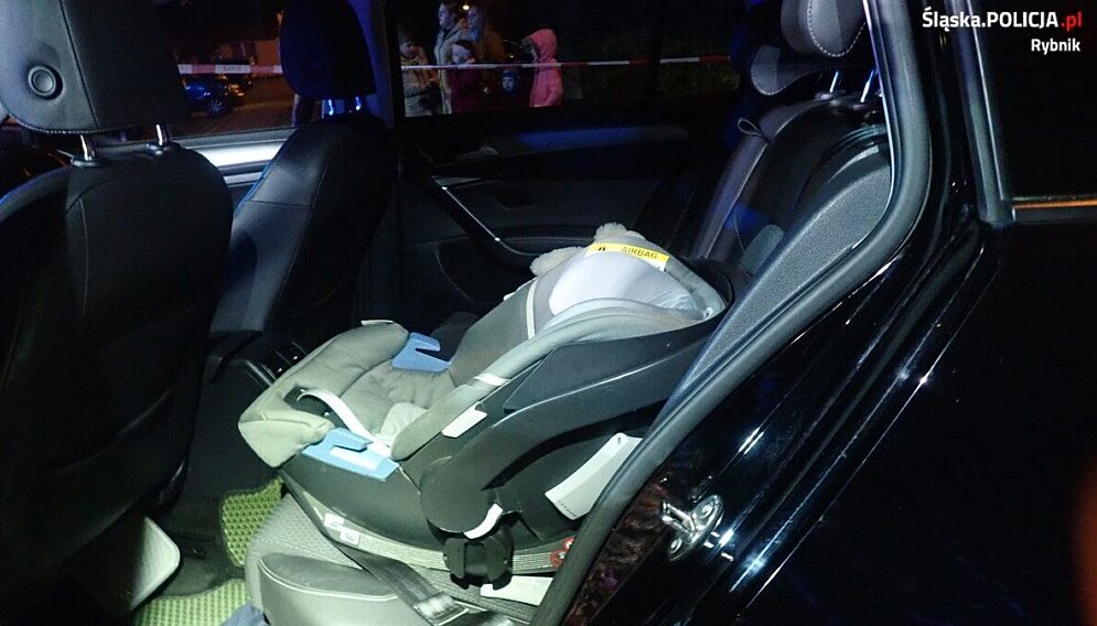 Pijany wiozl dziecko