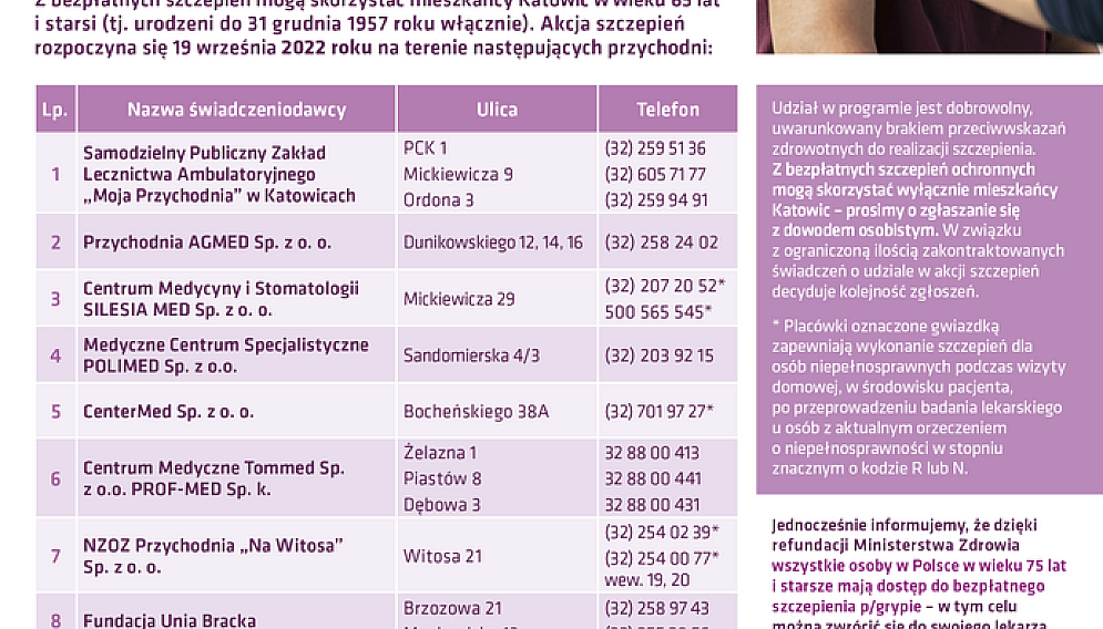 Plakat A2 grypa 2022