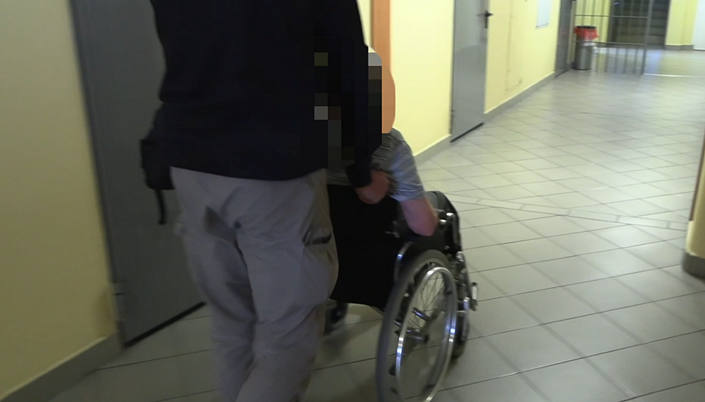 Podpalenie drzwi sądu