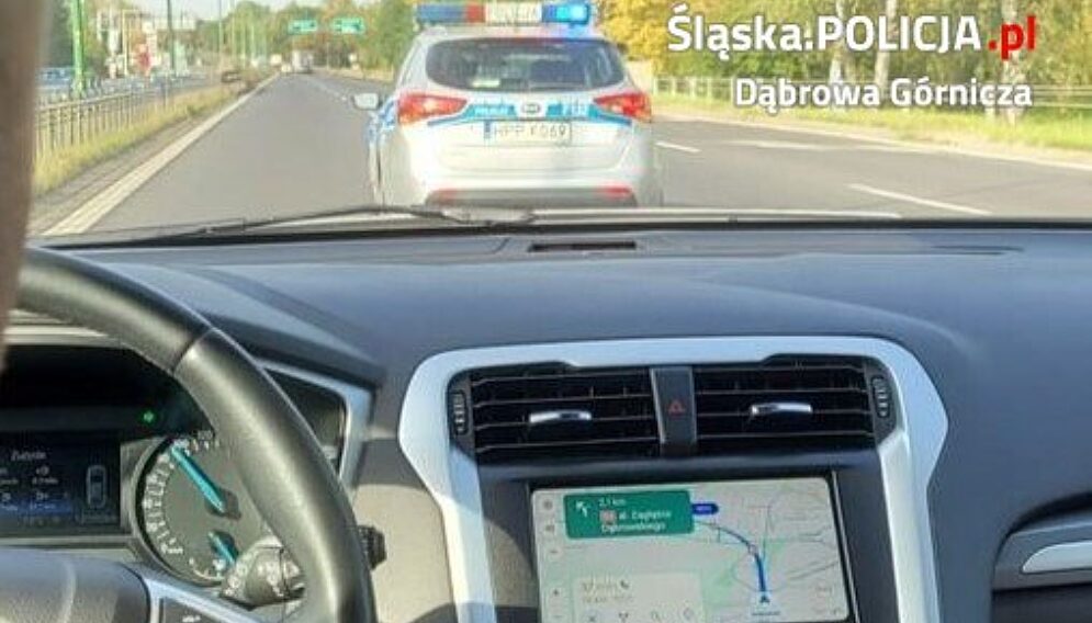 Policyjna eskorta do szpitala