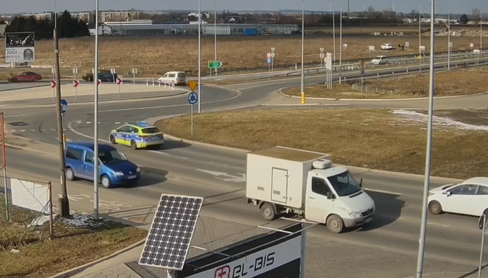 Policyjna eskorta do szpitala