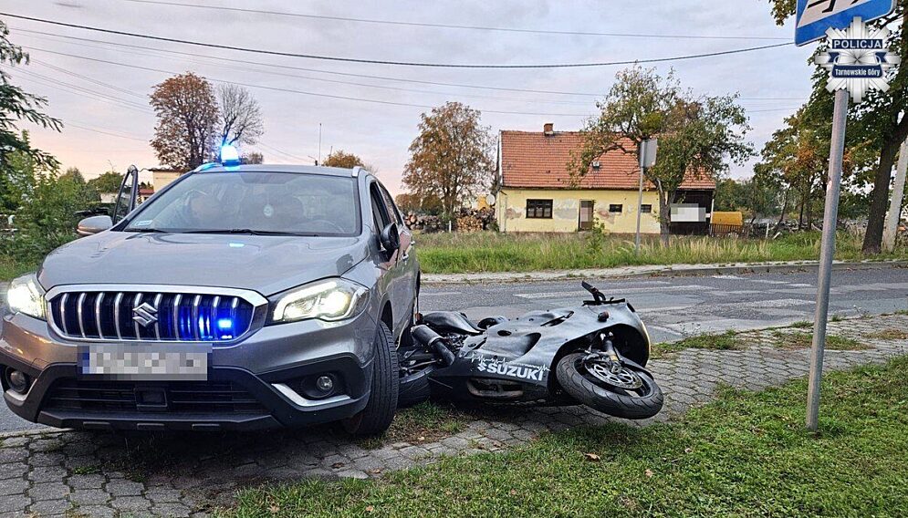 Poscig za motocyklistą