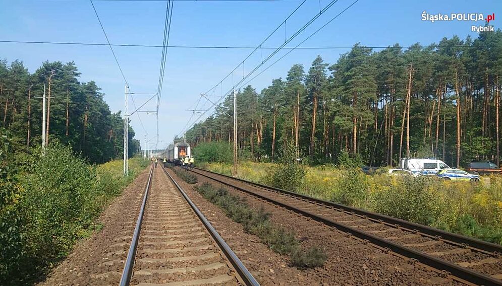 Potracenie na torach w suminie