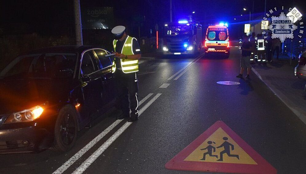 Potracenie nastolatki w zawierciu