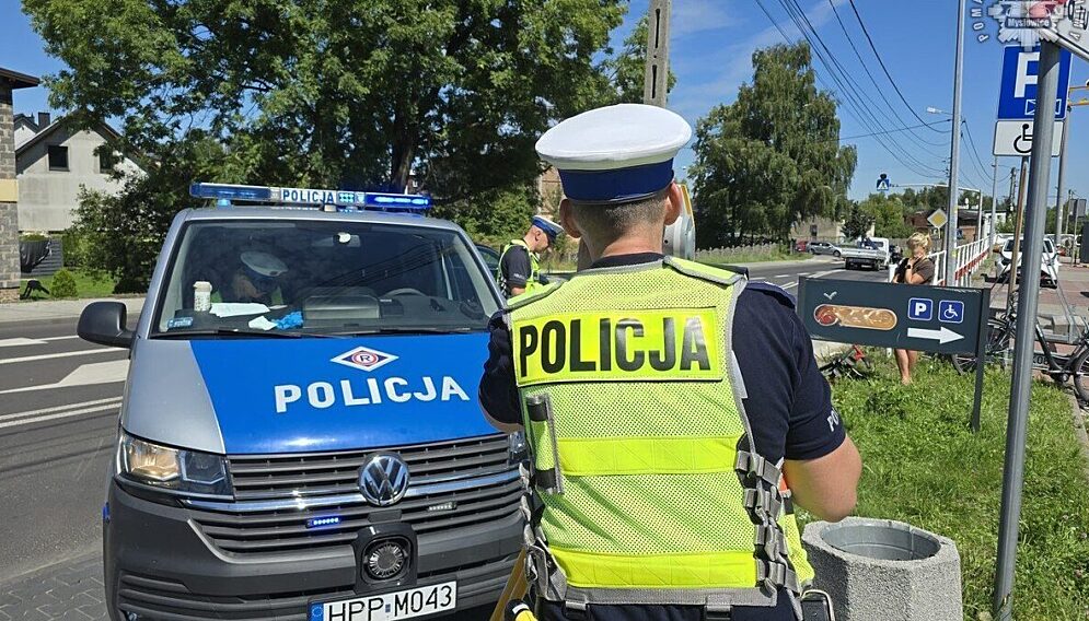 Potracenie rowerzysty w myslowicach