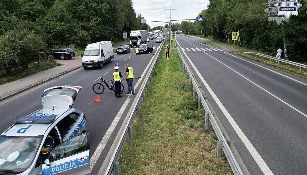 Potrącenie w mysłowicach