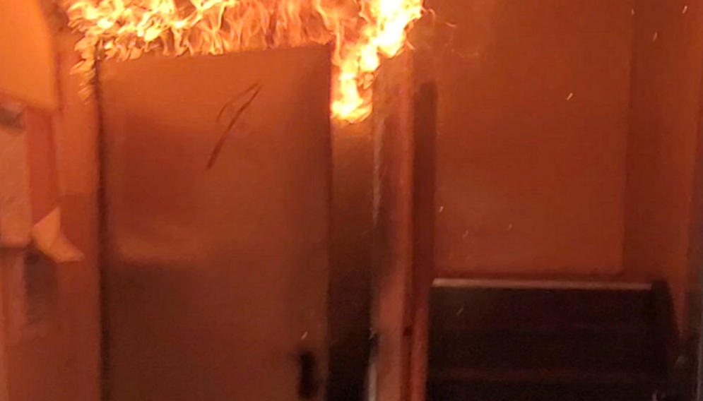 Pozar w dabrowie gorniczej