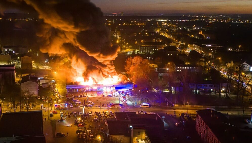 Pozar w rudzie slaskiej