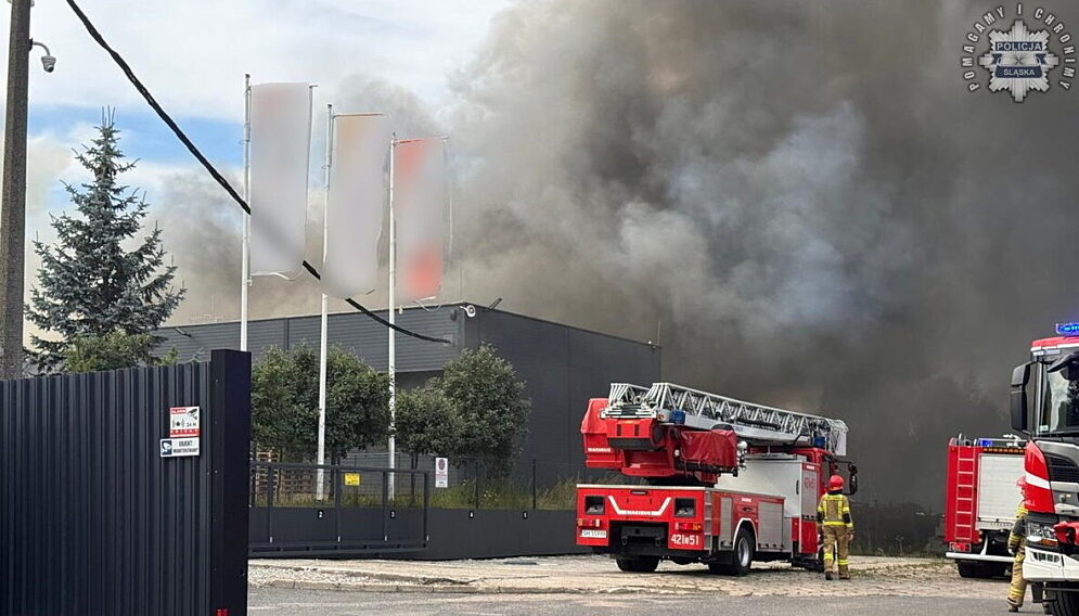 Pozar w siemianowicach