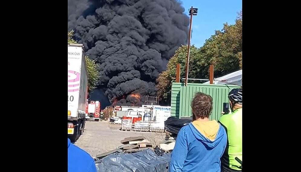 Pozar stolarzowice bytom