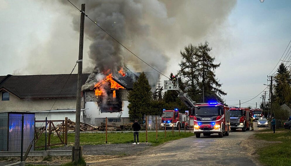 Pożar hostelu w pszowie
