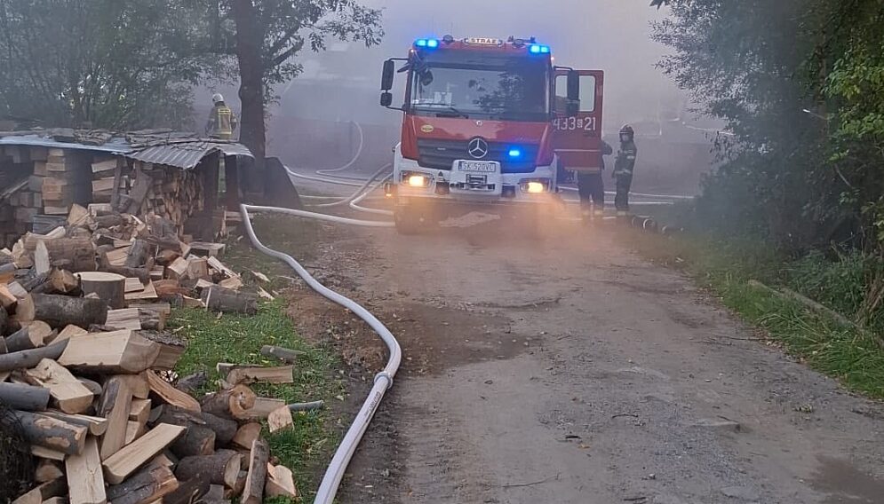 Pożar pensjonatu wisła