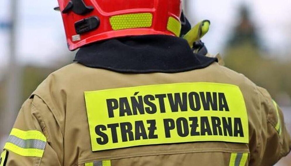 Pożar w dabrowie górniczej