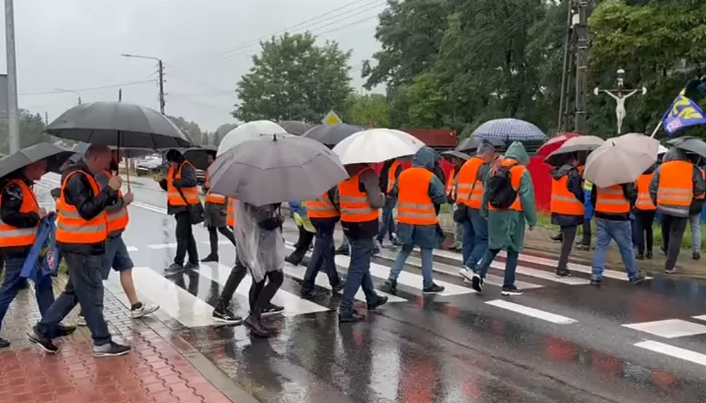 Protest kolejarzy utrudnienia