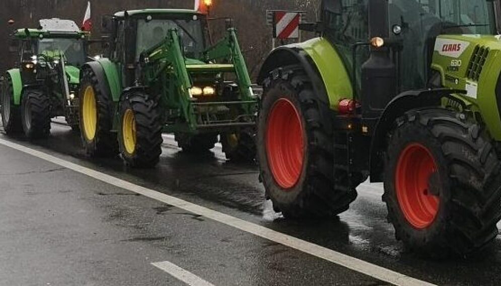 Protest rolnikow slask