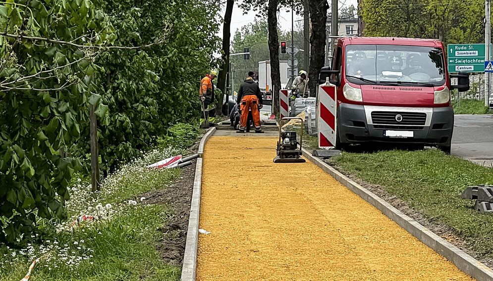 Przebudowa chodników w bytomiu
