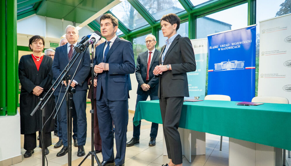 Schron w chorzowskim szpitalu