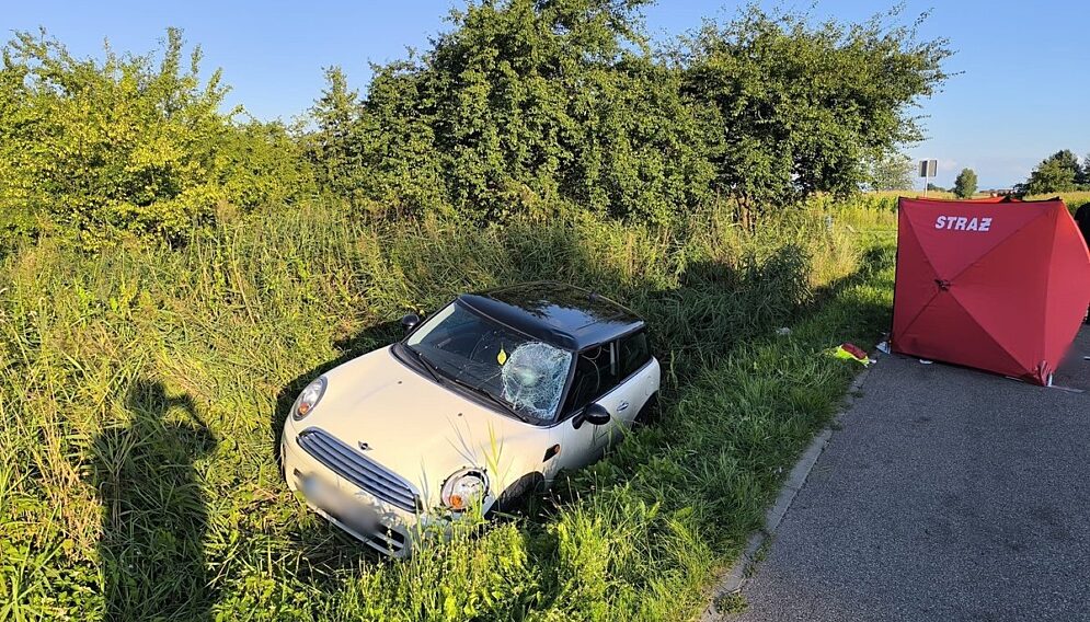 Smierc rowerzysty bierun