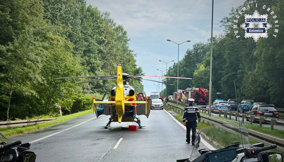 Smiertelny wypadek katowice