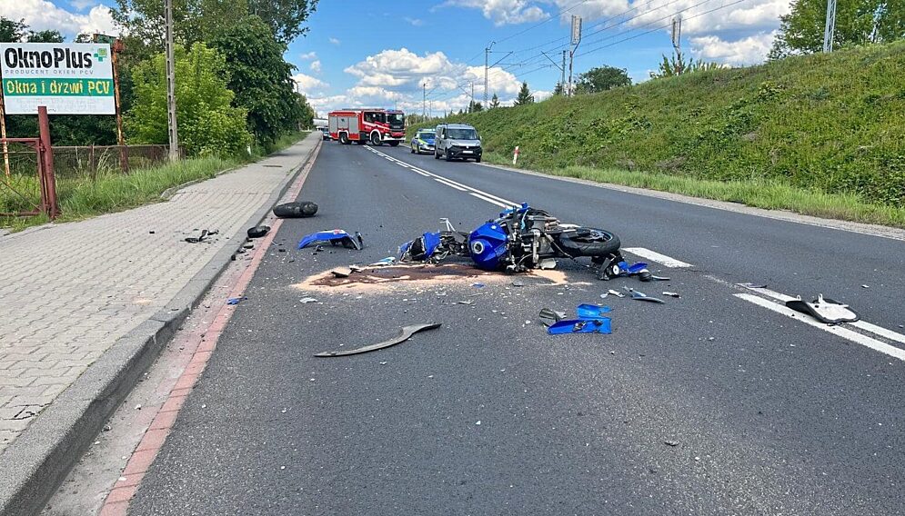 Smiertelny wypadek w blachowni