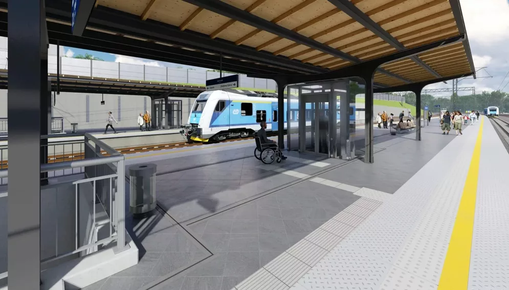 Stacja myslowice wizualizacja