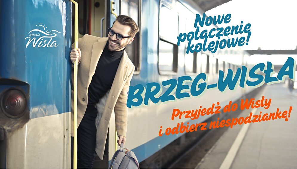 Trasa kolejowa brzeg wisła