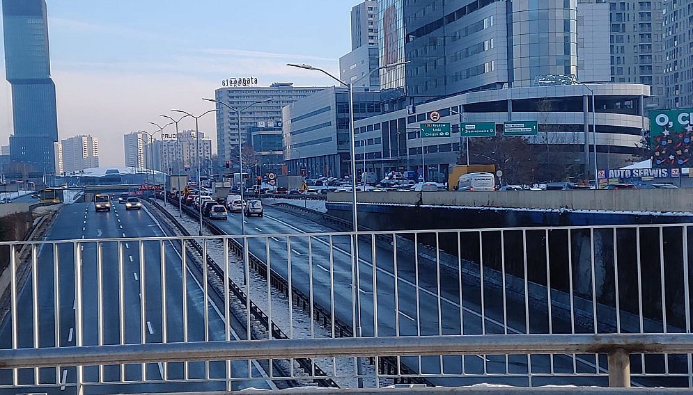 Tunel katowice stoi korek 2