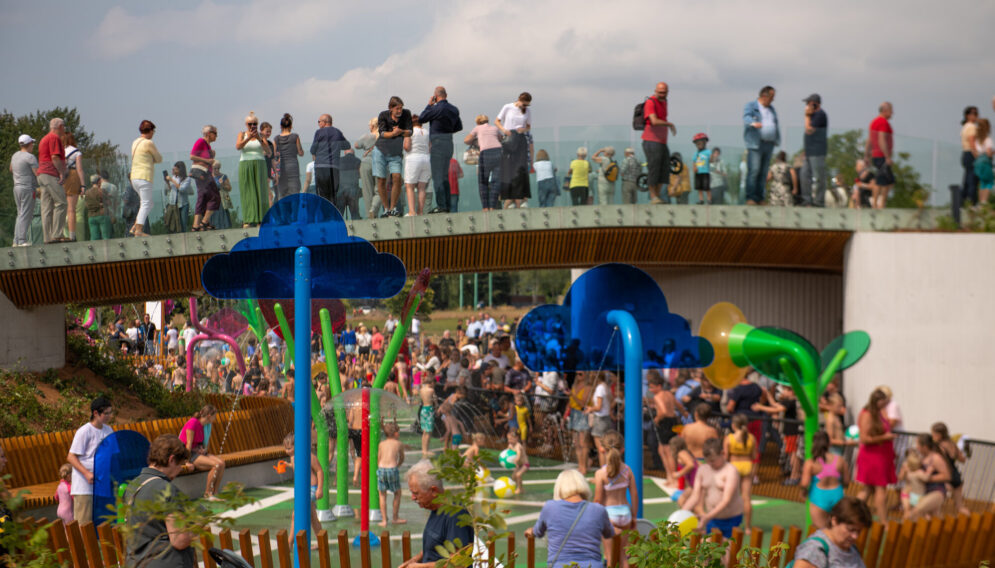 Tychy wodny plac zabaw