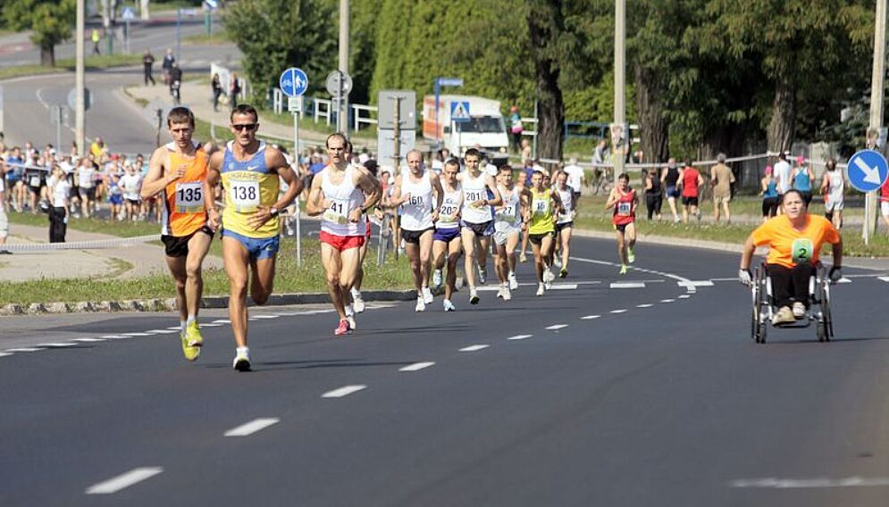 Tyski polmaraton utrudnienia w ruchu